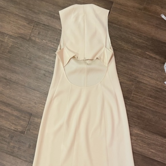 Cream Open-Back Rag & Bone Midi Dress - Picture 5 of 8